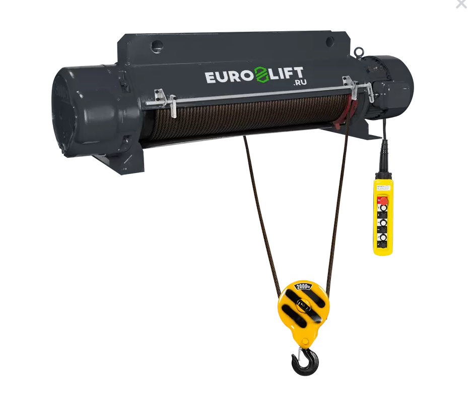 Таль электрическая стационарная Euro-lift CD1 г/п 5тн, в/п 12м