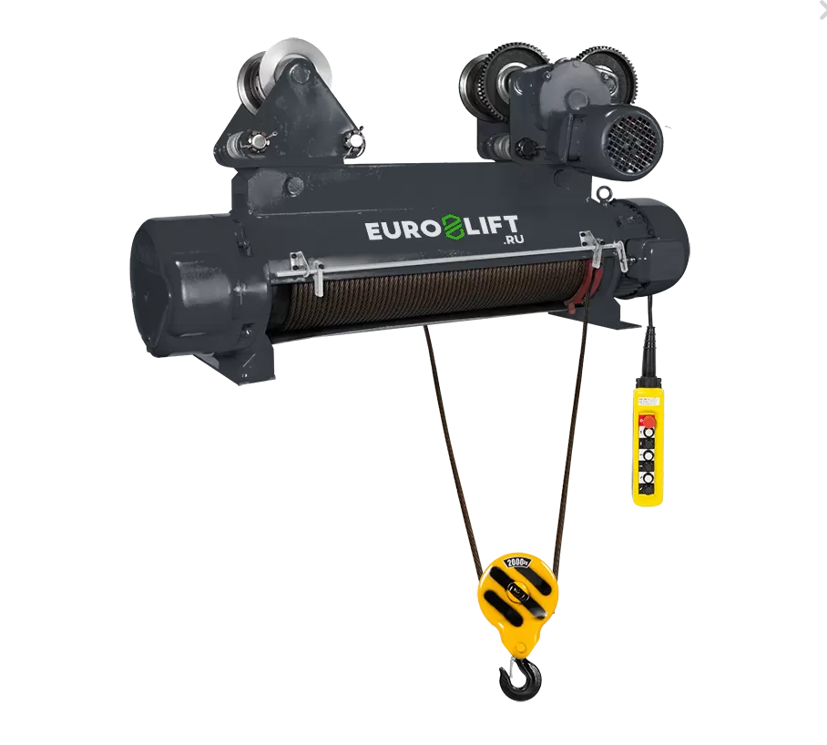Таль электрическая Euro-lift CD1 г/п 3,2тн, в/п 30м. - фото 2 - id-p197250516