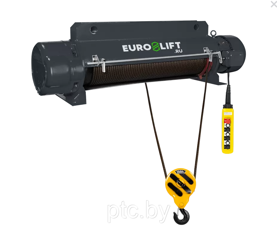 Таль электрическая стационарная Euro-lift CD1 г/п 3,2тн, в/п 30м. - фото 1 - id-p197250517