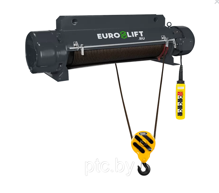 Таль электрическая стационарная Euro-lift CD1 г/п 3,2тн, в/п 24м. - фото 1 - id-p197250519