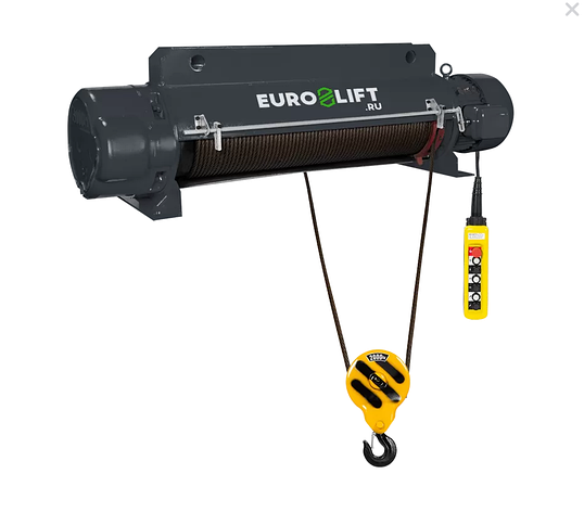 Таль электрическая стационарная Euro-lift CD1 г/п 2тн, в/п 30м., фото 2
