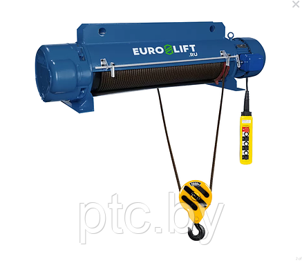 Таль электрическая стационарная Euro-lift CD1 г/п 1тн, в/п 30м., фото 2