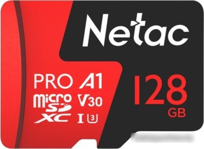Карта памяти Netac P500 Extreme Pro 128GB NT02P500PRO-128G-S - фото 1 - id-p197255412
