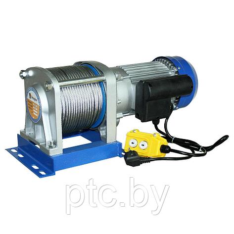 Лебедка электрическая тяговая стационарная Shtapler KCD 1000/500кг 35/70м 220В, фото 2
