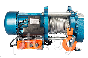 Электрическая лебедка TOR ЛЭК-500 E21 (KCD) 500 кг, 380 В с канатом 70 м