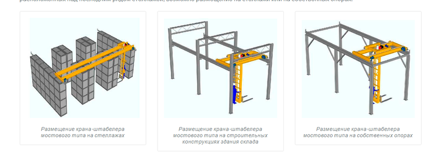 Кран-штабелёр мостового типа до 800 кг., фото 2