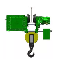 Тельфер электрический взрывозащищенный канатный передвижной в исполнении крановой тележки Серия MT, ED