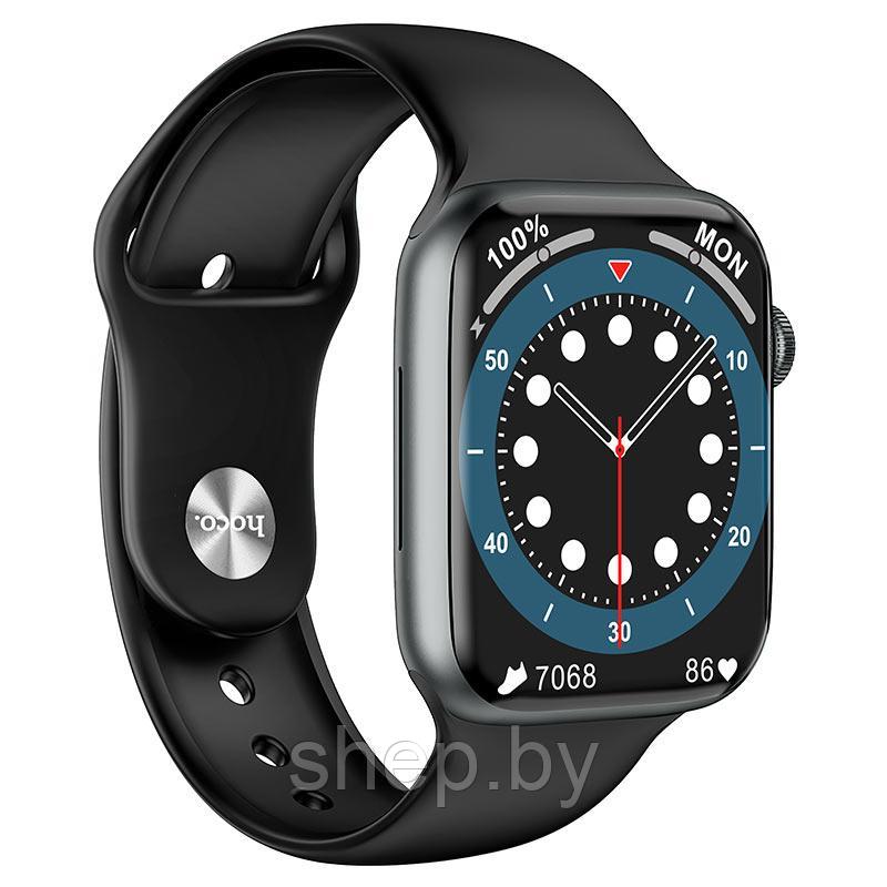 Смарт-часы Hoco Y1 Pro (Call Version) цвет: черный - фото 2 - id-p197257613