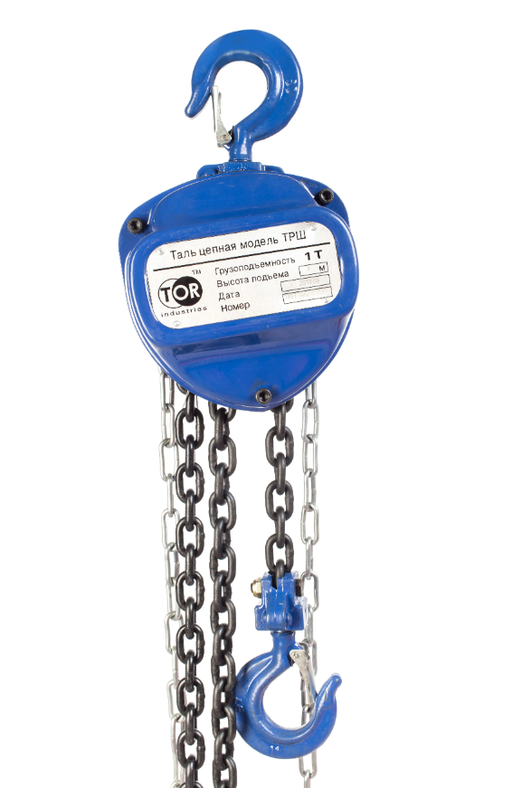 Ручная шестеренная таль TOR ТРШ (C) 1ТХ18М (N)
