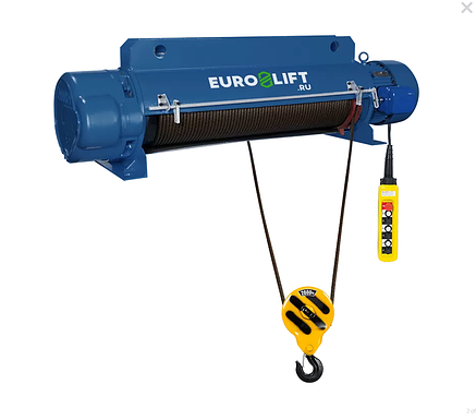 Таль электрическая стационарная Euro-lift CD1 г/п 5тн, в/п 30м., фото 2