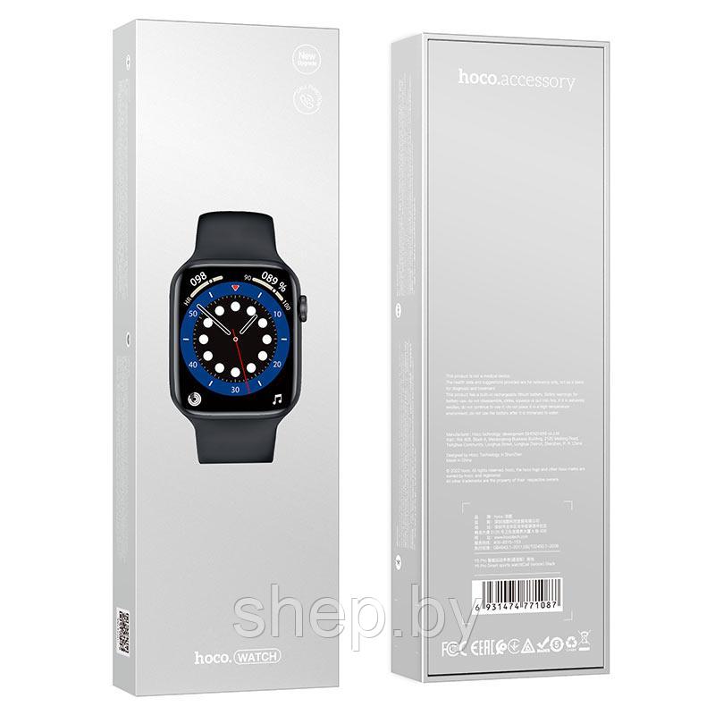 Смарт-часы Hoco Y5 Pro (Call Version) цвет: черный - фото 8 - id-p197259027