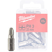 Бита крестообразная PH3 25 мм (25 шт) Milwaukee (4932399588)