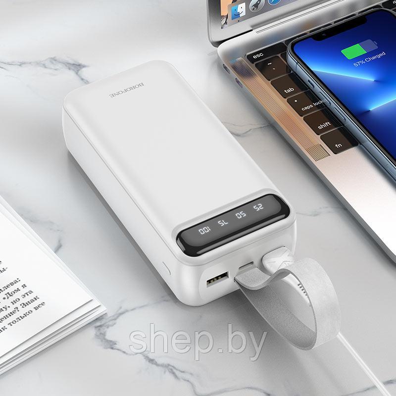 Внешний аккумулятор Borofone BJ14B (30000mAh) цвет: черный, белый - фото 7 - id-p197259639