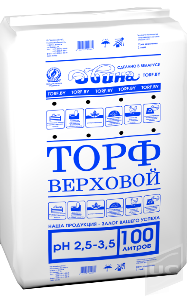 Торф Верховой Двина 250 Литров Купить