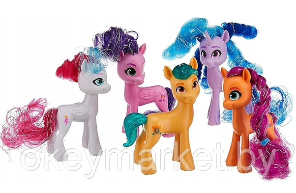 Набор игровой My Little Pony новое поколение, 5 фигурок F2033, фото 3