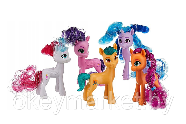 Набор игровой My Little Pony новое поколение, 5 фигурок F2033, фото 2