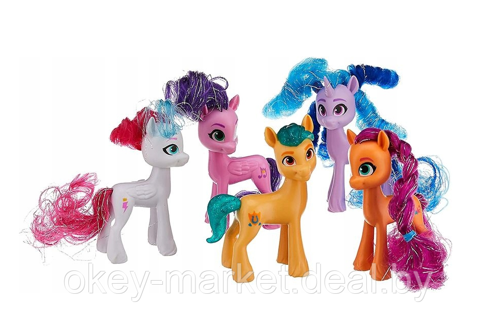 Набор игровой My Little Pony Сияющие сцены 5 пони F2033 - фото 4 - id-p197260344