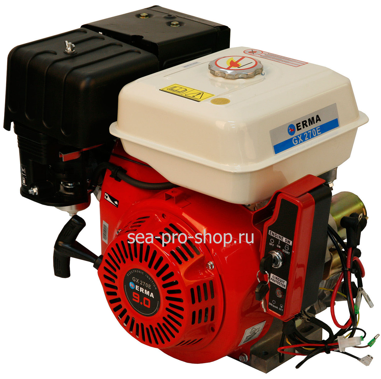 Болотоходный мотор SEA-PRO SMF-13E (4-х тактный) - фото 5 - id-p197263499