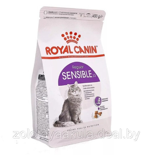 2кг Корм ROYAL CANIN Sensible для взрослых кошек с чувствительным пищеварением - фото 1 - id-p197262981