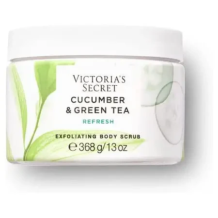 ОТШЕЛУШИВАЮЩИЙ СКРАБ ДЛЯ ТЕЛА VICTORIA'S SECRET - CUCUMBER & GREEN TEA 400 ML