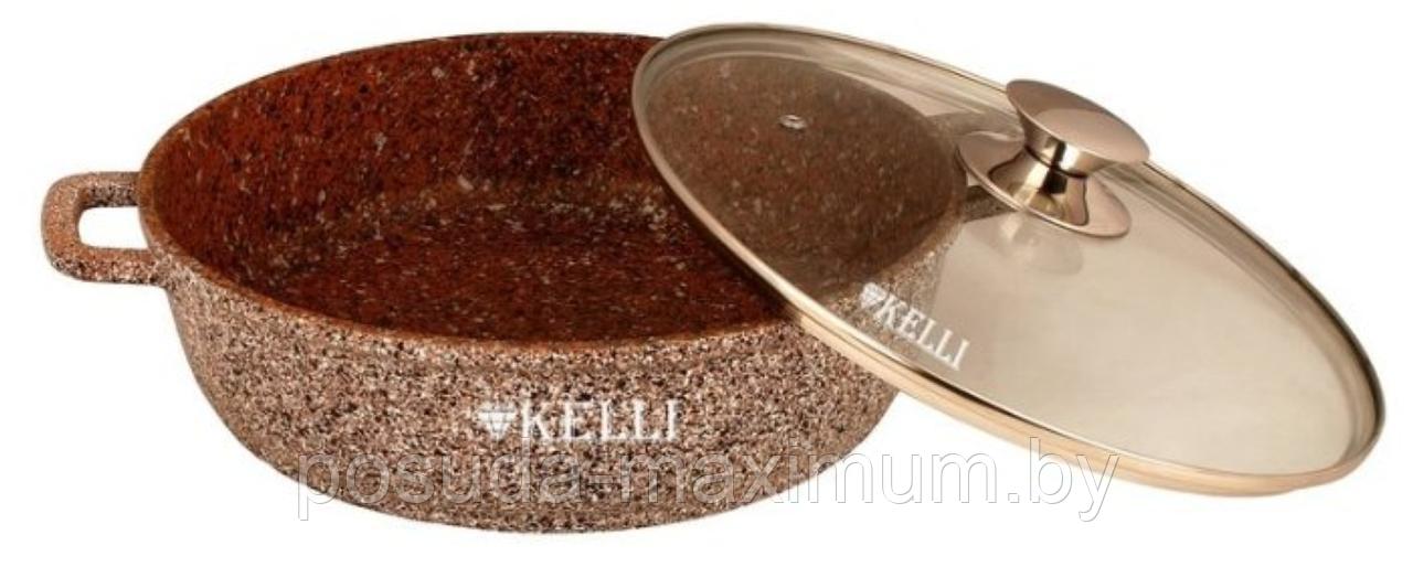 Сотейник   с гранитным антипригарным  покрытием 5 л KELLI KL4019-28