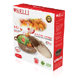 Сотейник   с гранитным антипригарным  покрытием 5 л KELLI KL4019-28, фото 2