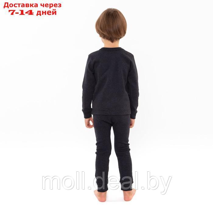 Комплект термобелья ( джемпер, брюки) для мальчика, цвет серый, рост 140 см - фото 6 - id-p197187323