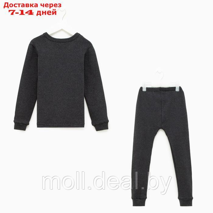 Комплект термобелья ( джемпер, брюки) для мальчика, цвет серый, рост 140 см - фото 9 - id-p197187323