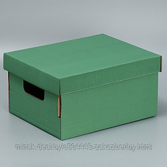 Складная коробка «Оливковая», 32.2 х 25.2 х 16,4 см