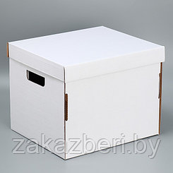 Складная коробка «Белая», 37.5 х 32 х 29.3 см