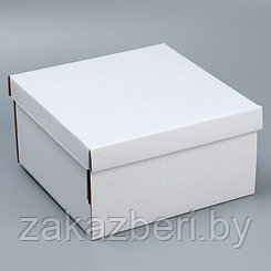 Складная коробка «Белая», 30 х 28.5 х 15.3 см