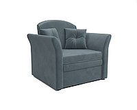 Кресло-кровать Малютка №2 Велюр серо-синий HB-178 26
