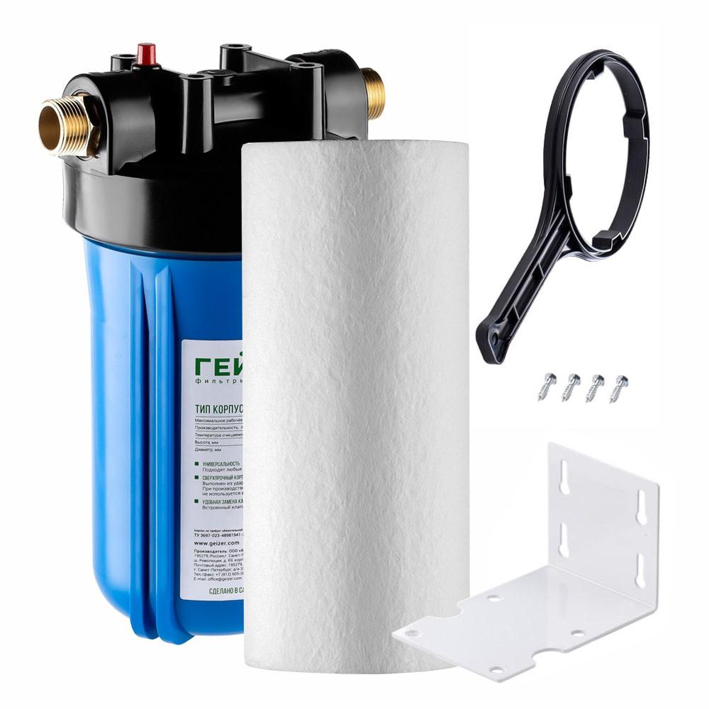 Магистральный фильтр для очистки воды 1" Гейзер Джамбо 10ВВ - фото 1 - id-p144574762