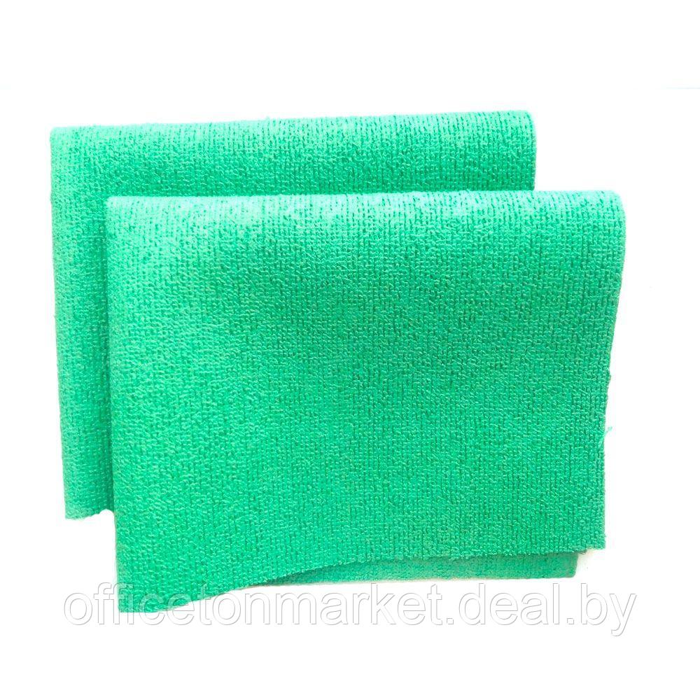 Салфетка из микроволокна прорезиненная "Росмоп", 30x30 см, зеленый - фото 1 - id-p150625541
