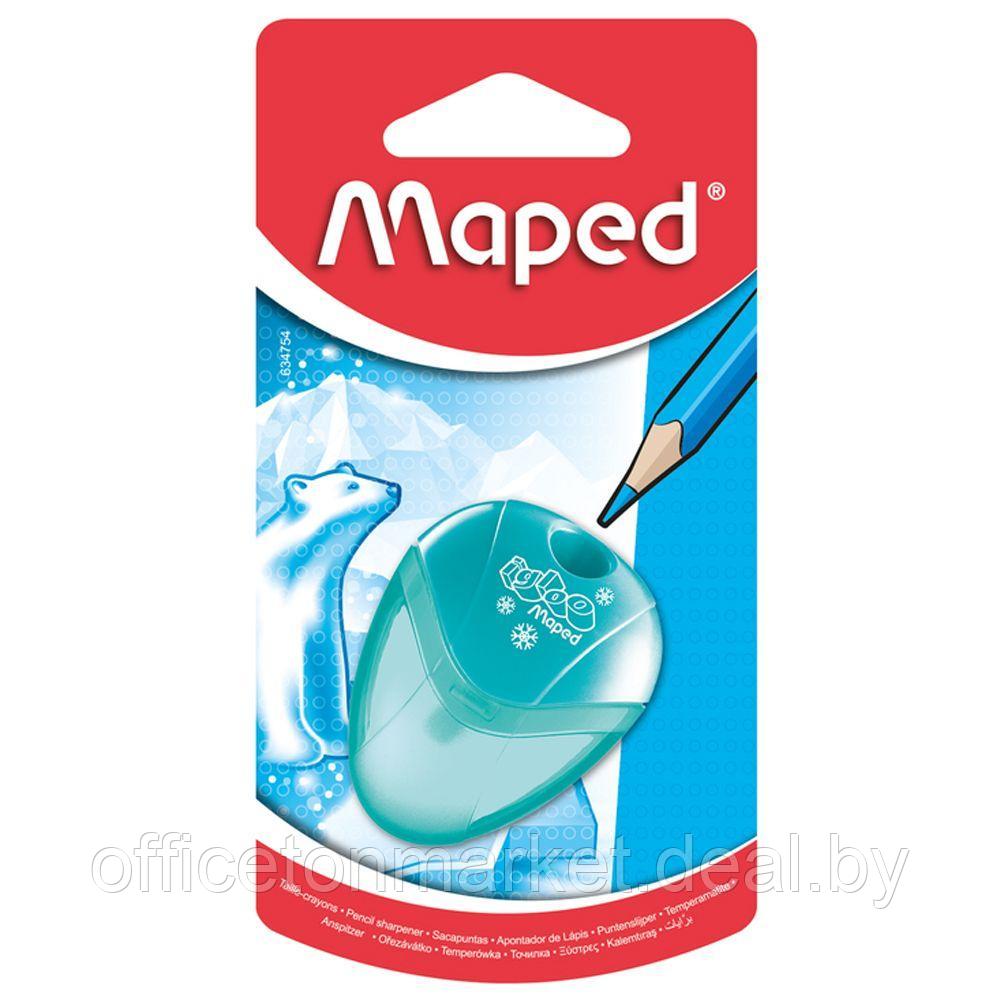 Точилка Maped "I-Gloo", 1 отверстие, с контейнером, блистер - фото 2 - id-p197279664