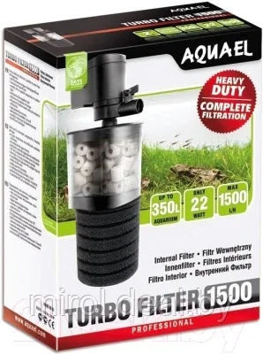 Фильтр для аквариума Aquael Turbo Filter 1500 / 109404 - фото 4 - id-p197286418