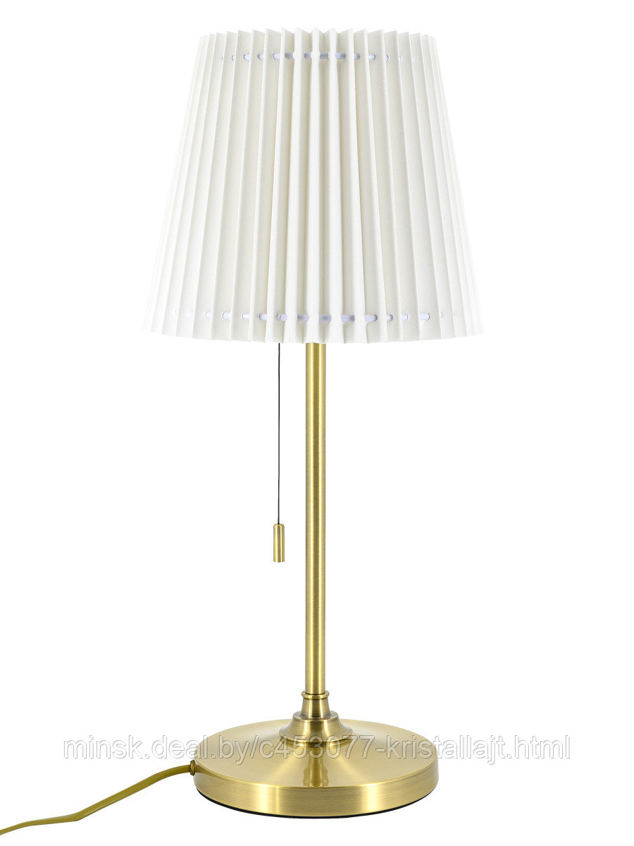 Настольная лампа Artstyle HT-707AB, латунь/молочный белый, металлический, E27 - фото 1 - id-p197302122
