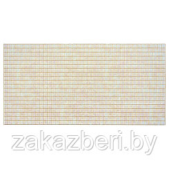 Декоративная панель из ПВХ мозаика 48х95,7см, s0,4мм "Вуаль золотая", серия "Стандарт" с художественным