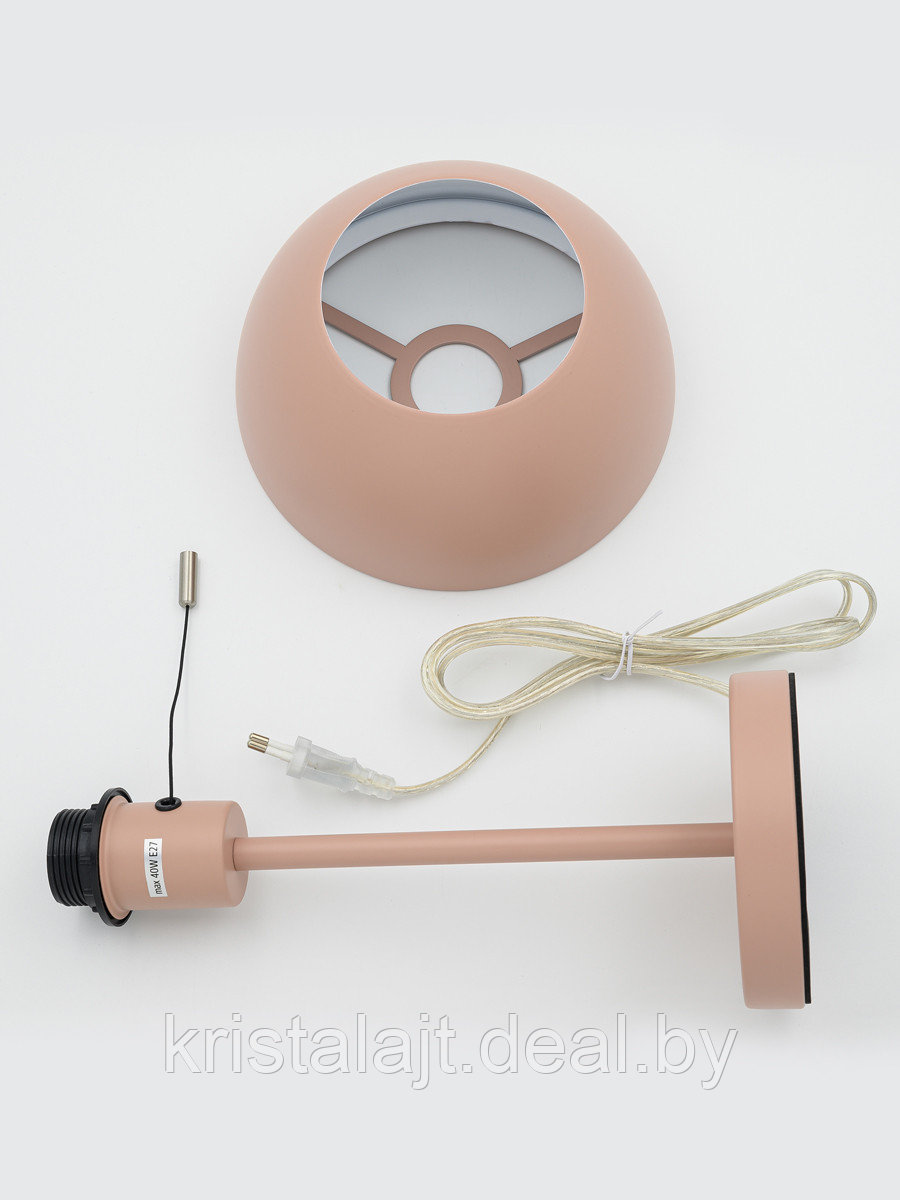 Настольная лампа Artstyle HT-709R, розовый (мат.), металлический, E27 - фото 4 - id-p197302139