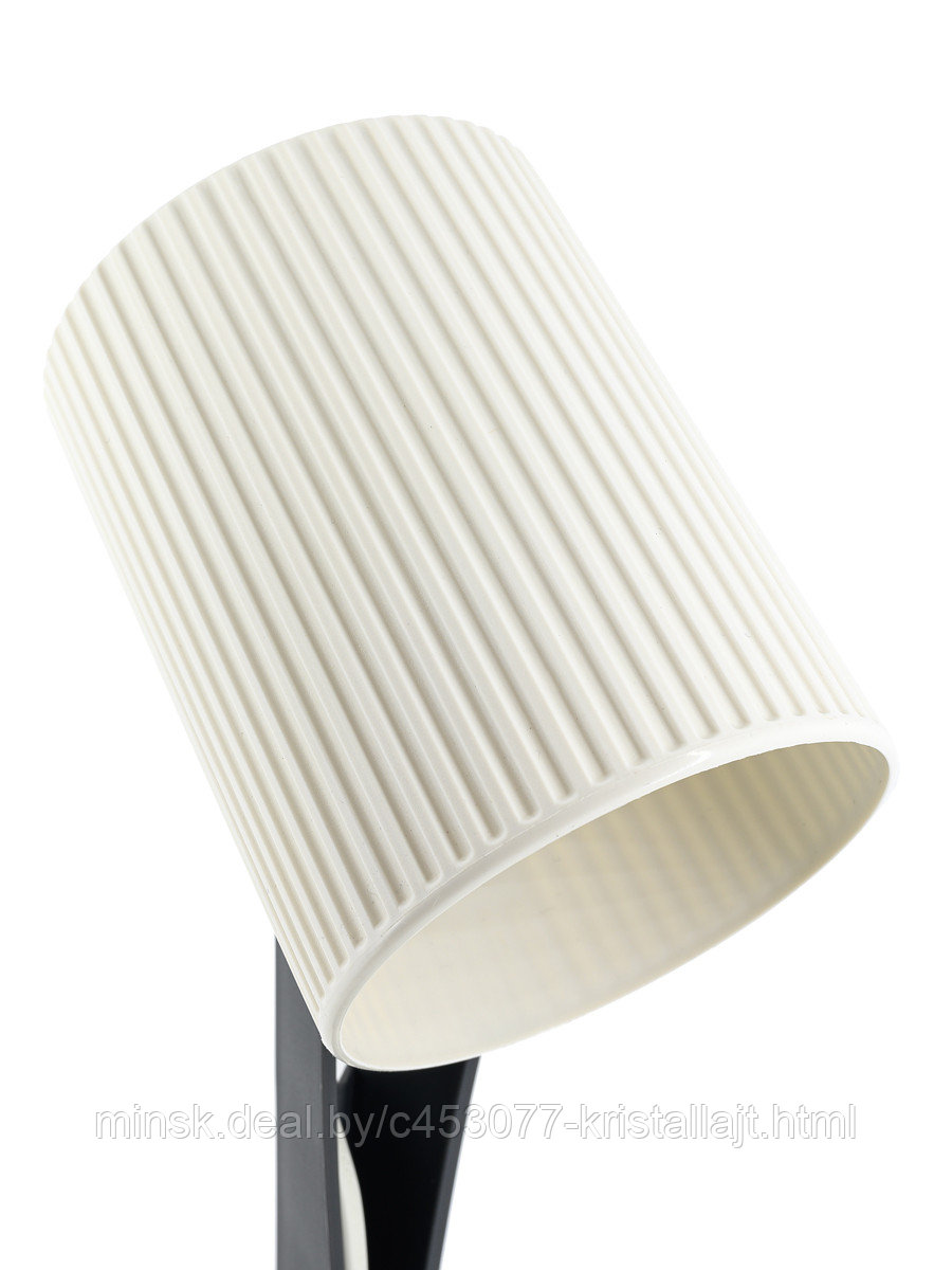 Настольная лампа Artstyle HT-711WGY, белый/ темно-серый, пластик, E14 - фото 6 - id-p197302150