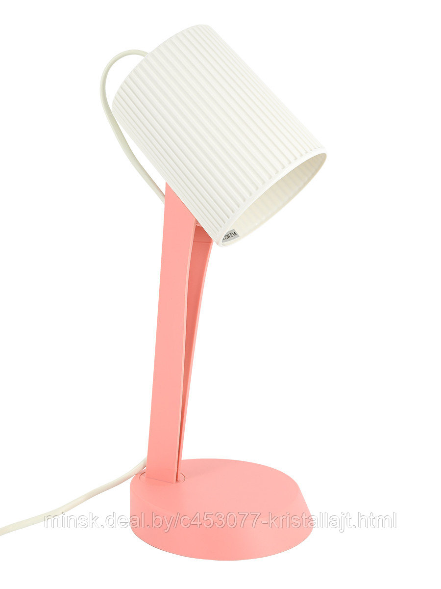 Настольная лампа Artstyle HT-711WPK, белый/розовый, пластик, E14 - фото 1 - id-p197303906