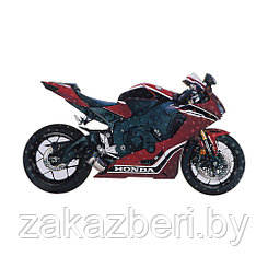 Ключница на стену Красный мотоцикл, МДФ, 24х13,5х0,5 см