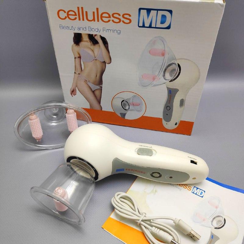 Вакуумный антицеллюлитный массажер Celluless MD (Целлулес МД) , зарядка-USB - фото 1 - id-p30068564