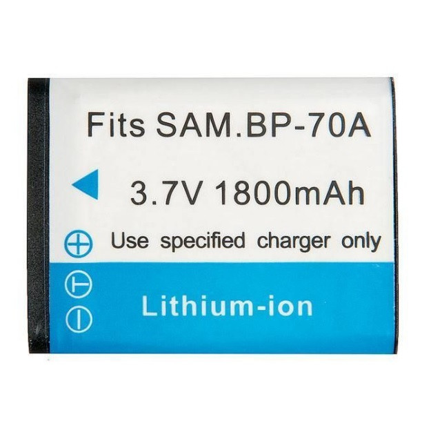 Аккумулятор Digital Power BP-70A 1800mAh для фотоаппарата SAMSUNG Digimax AQ, ES, PL, SL, ST, TL, WP