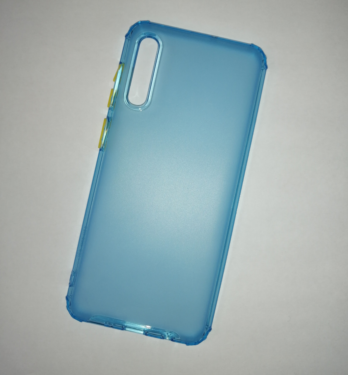 Чехол-накладка JET для Samsung Galaxy A50 (силикон) SM-A505 голубой усиленный - фото 1 - id-p196975170