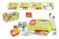 Игровой набор кассовый аппарат Касса + Весы + Сканер (свет,звук), 888A