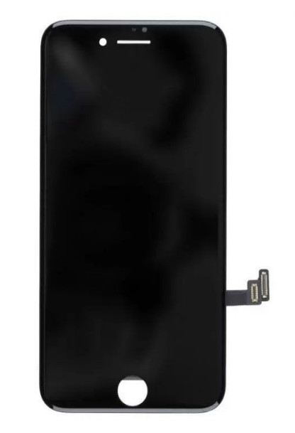 LCD дисплей для Apple iPhone 8 с рамкой крепления, (яркая подсветка) черный - фото 1 - id-p197335152