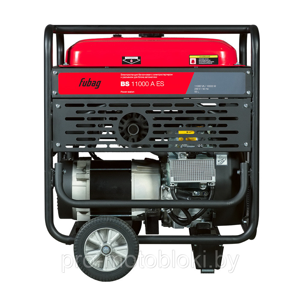 Генератор бензиновый FUBAG BS 11000 A ES с электростартером и коннектором автоматики - фото 4 - id-p196987682
