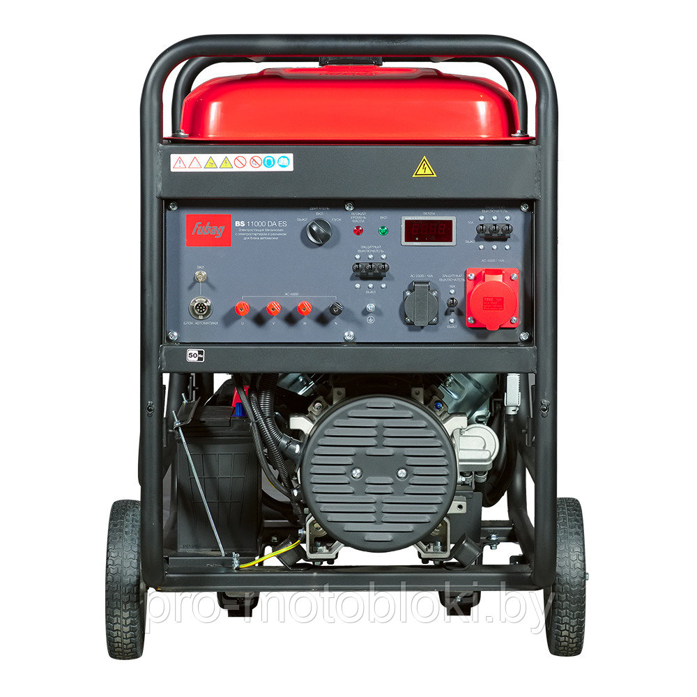 Генератор бензиновый FUBAG BS 11000 DA ES с электростартером и коннектором автоматики - фото 3 - id-p196987683