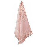 Махровое полотенце для лица 50х90 серебристо-розовое NURPAK 211, фото 3